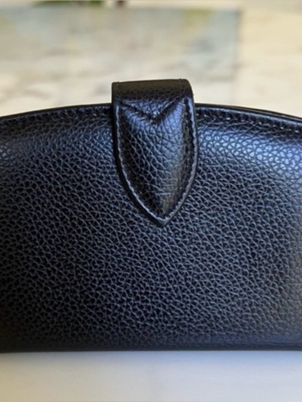 COACH Vintage Madison Card Case 4484 Black Leather Made in Italy 90s Slim Wallet - Picture 4 of 6